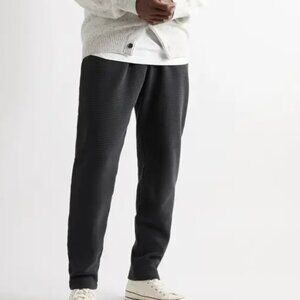 NWT Oliver Spencer Rycroft Waffle Knit Organic Cotton Jersey Sweatpants Gray L